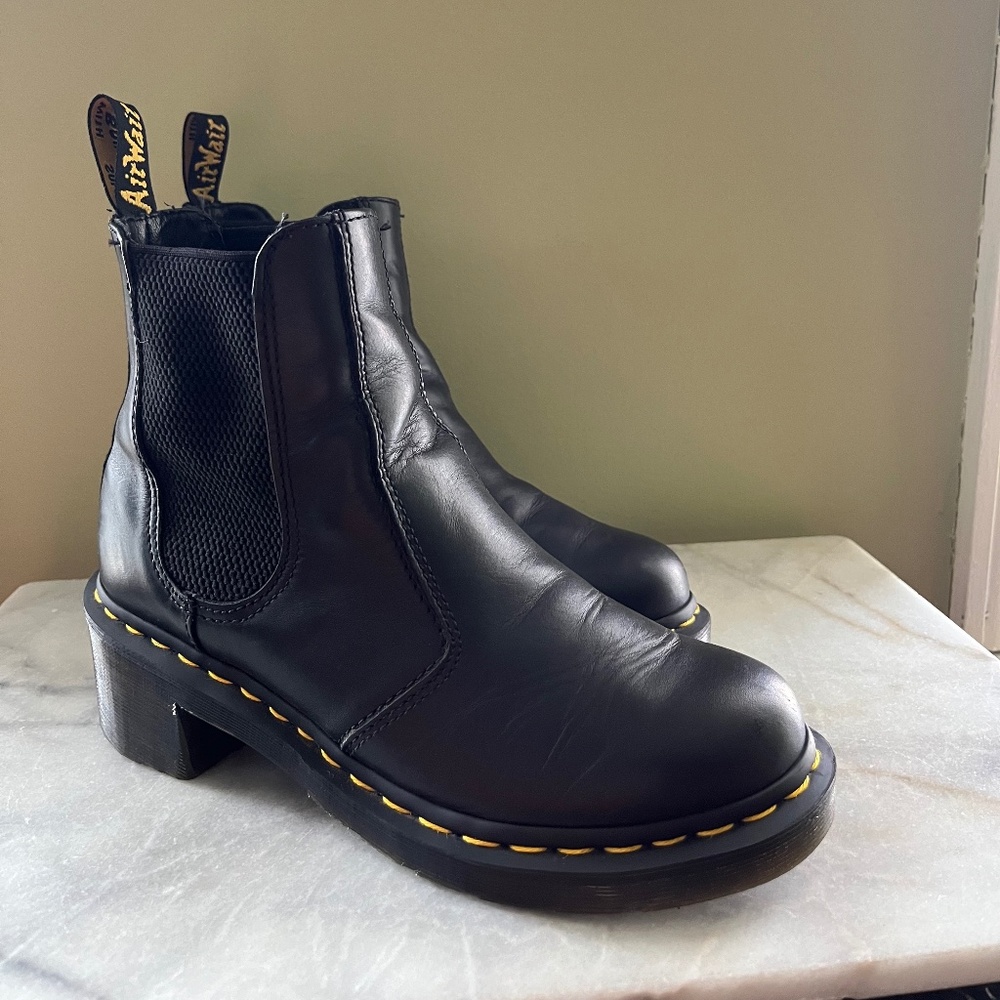 Dr Marten Heeled Chelsea Boots Women’s Size 8